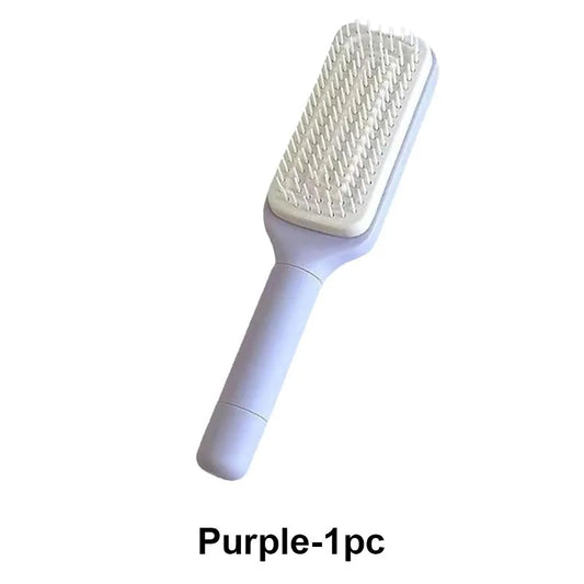 Self-Cleaning Hairbrush