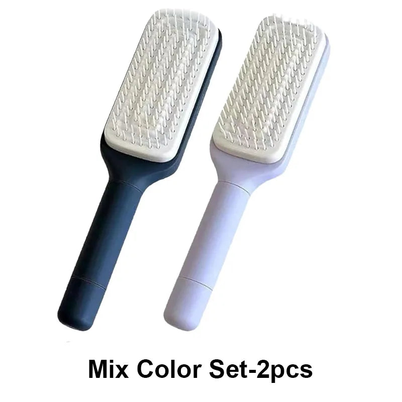 Self-Cleaning Hairbrush